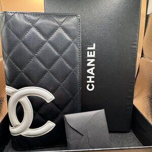 Chanel Calfskin Quilted Cambon Yen Wallet
